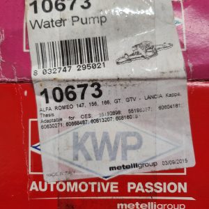 [TEST] Fiat 124 Spider Water Pump